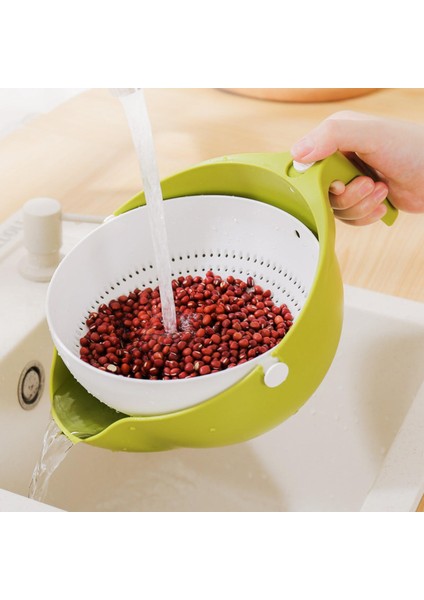 Çift Katmanlı Kevgir Mutfak Aletleri Sebzeler Için Drenaj Süzgeç Sepeti (Yurt Dışından) fırsatları