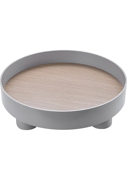 Yuvarlak Banyo Tepsileri, Tezgah Depolama Makyaj Tepsisi, Parfüm, Kozmetik, Mücevher, Makyaj, Banyo, Yatak Odası, Organizatör Için Ev Sağlam Tutucu, Gri (Yurt Dışından) fiyatları