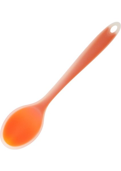 Yemek Tablosu Çorba Kaşık Silikon Yemek Kaşığı Uzun Saplı Sofra Takımı 20.5x4.5cm Turuncu #111 (Yurt Dışından) indirimleri