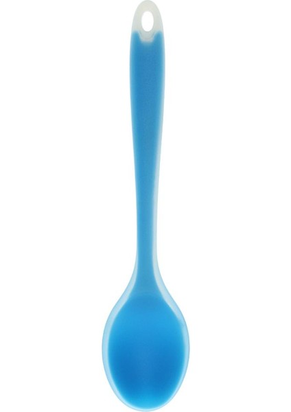 Yemek Tablosu Çorba Kaşık Silikon Yemek Kaşığı Uzun Saplı Sofra Takımı 20.5x4.5cm Mavi #209 (Yurt Dışından) fiyatları