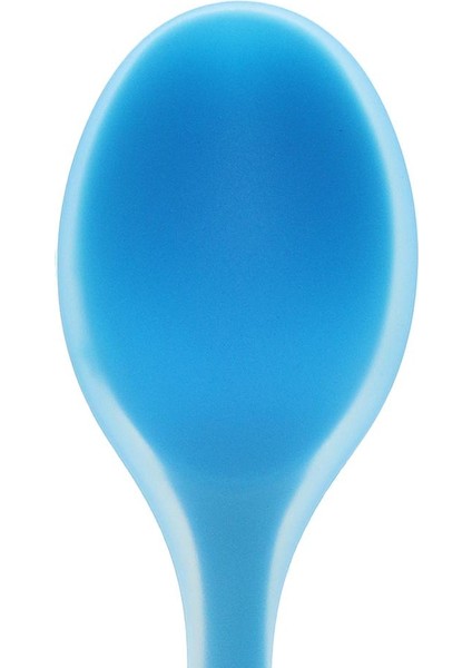 Yemek Tablosu Çorba Kaşık Silikon Yemek Kaşığı Uzun Saplı Sofra Takımı 20.5x4.5cm Mavi #209 (Yurt Dışından) fırsatları
