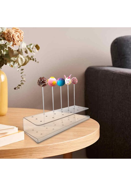Akrilik Lollipop Stand Ekran Tutucu Şeker Ekran Standı Doğum Günü Partisi Şeffaf (Yurt Dışından) modelleri
