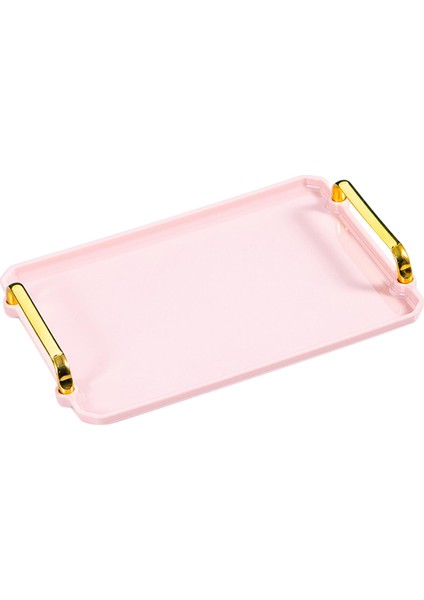 Çok Amaçlı Plastik Restoran, Kulplarla Tepsi Sunan Kaymaz Tabaklar Pembe S (Yurt Dışından)