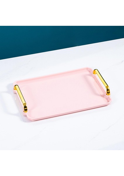 Çok Amaçlı Plastik Restoran, Kulplarla Tepsi Sunan Kaymaz Tabaklar Pembe S (Yurt Dışından) fırsatları