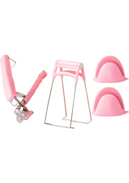 Bulaşık Plaka Klipsleri Pan Bavalı Kelepçe Tutucu Isıya Dayanıklı Anti -Haşlama Pembe Imtiyaz (Yurt Dışından) fiyatları