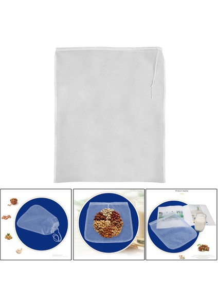 Mutfak Fındık Süt Torbaları Filtre Torbası Süt Süzgeç 23x30cm (Yurt Dışından) modelleri