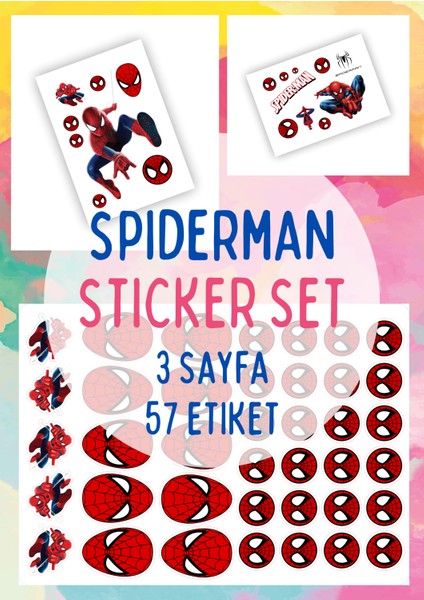 Spiderman Sticker Set