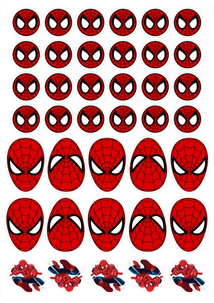 Spiderman Sticker Set