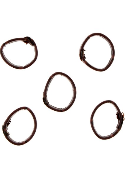 5x5 Adet Pu Deri Döngü Saat Bandı Tutucu Yerini Yaltme Yüzük 20mm Koyu Kahverengi 5 Pcs (Yurt Dışından) fırsatları