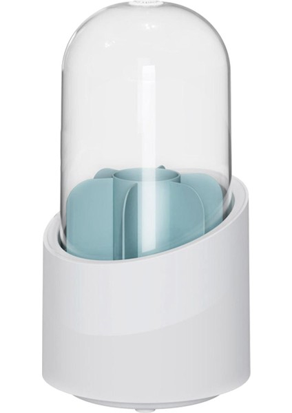 360 Derece Dönen Makyaj Fırçası Tutucu 6 Bölüm Karşı Mahkeme Saklama Kutusu Mavi Kapaklı (Yurt Dışından) fiyatları