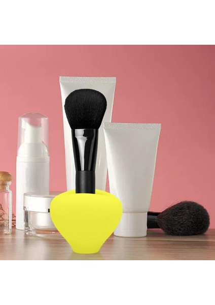 Makyaj Fırçası Tutucu Toz Geçirmez Makyaj Sevgilisi Için Esnek Ev Sarı Için Hediyeler (Yurt Dışından) fırsatları