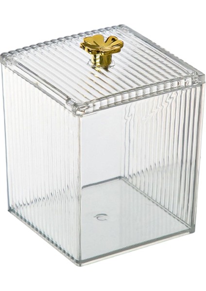 Makyaj Pamuklu Ped Tutucu Vanity Tezgahı Temiz Organizatör Dağıtıcı 1 Izgara (Yurt Dışından)