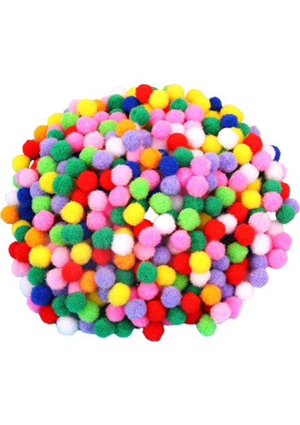Çok Renkli Pom Poms Balls Sanat Süslemeleri Diy Malzeme Peluş Top Kedi Oyuncakları Dia 1cm 300 Pcs (Yurt Dışından)