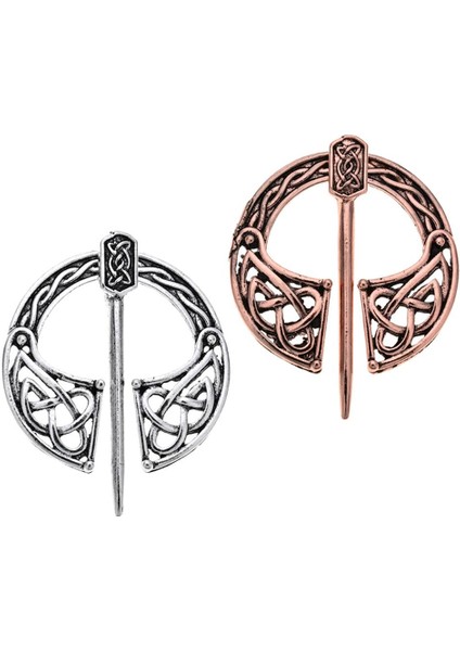 2pcs Broş, Önlük Tokası Toka Pelerin Eşarp Pimi Rozeti, Giyim Bağlantı Elemanları Pimleri (Yurt Dışından)