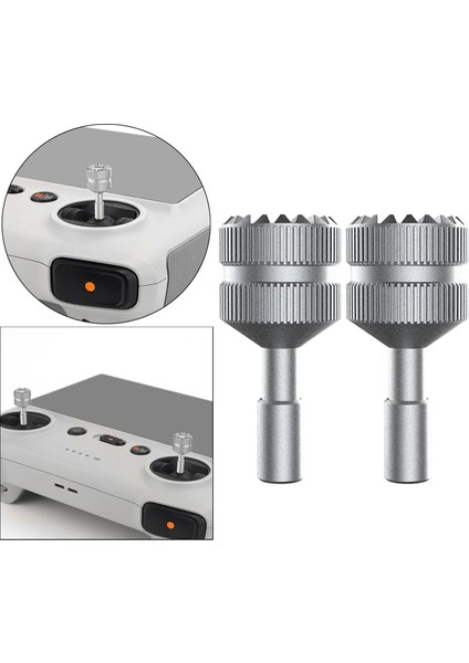 2pcs Başparmak Rocker Stick Joystick Rc Denetleyici Djı Mini Titanyum Rengi Için Accs (Yurt Dışından)