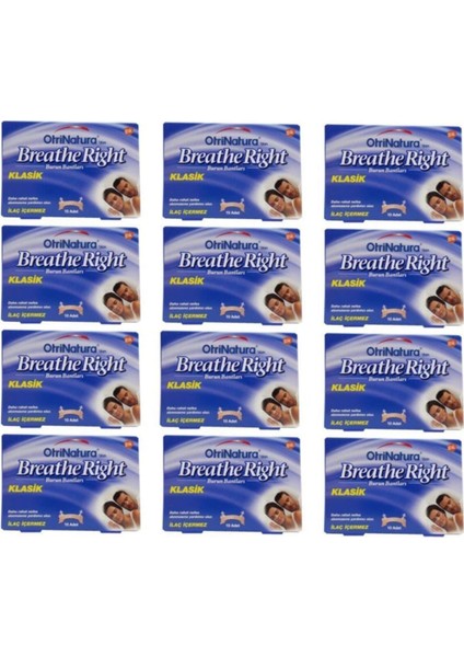 Burun Bandı Normal Boy 10 Adet 12 Li Paket