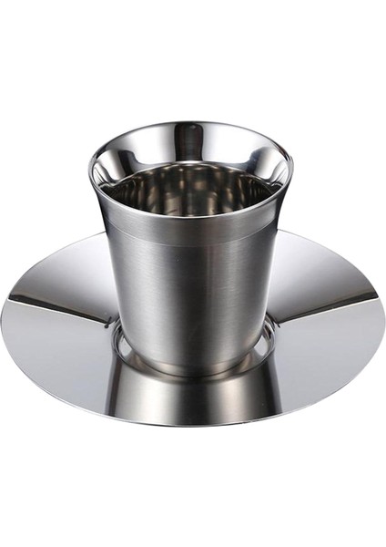 Çift Duvarlı Kahve Kupa Yalıtımlı Çay Kupası Tumbler Paslanmaz L (Yurt Dışından)