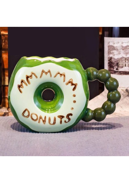 Seramik Kupa Çörek Kupa Içi Boş Kalıcı Kolu Çeyrek Ev Içecek Yeşil (Yurt Dışından) modelleri