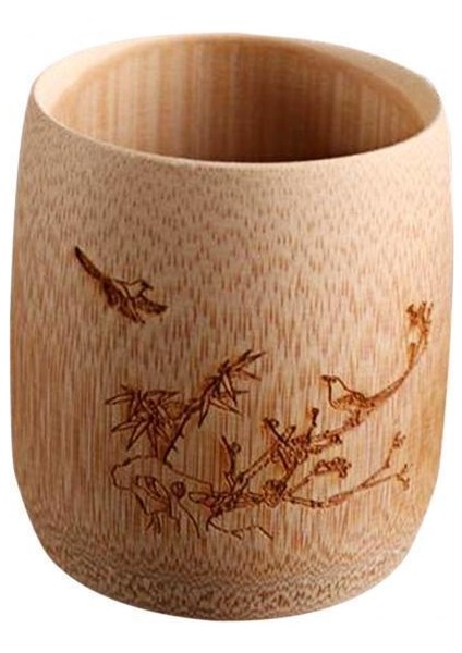 3xnatural Bambu Içme Fincanı Bira Suyu Kupa Bardağı Ahşap Çay Fincan Fincanları F 3 Adet (Yurt Dışından)