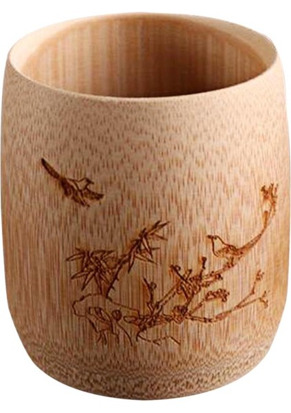 3xnatural Bambu Içme Fincanı Bira Suyu Kupa Bardağı Ahşap Çay Fincan Fincanları F 3 Adet (Yurt Dışından) fırsatları