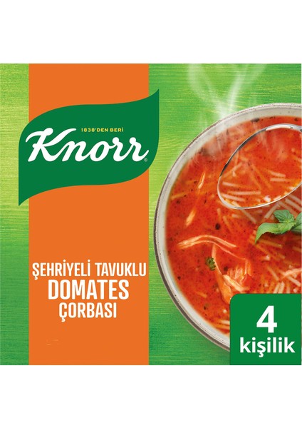 Hazır Çorba Şehriyeli Tavuklu Domates Çorbası 4 Kişilik 76 g