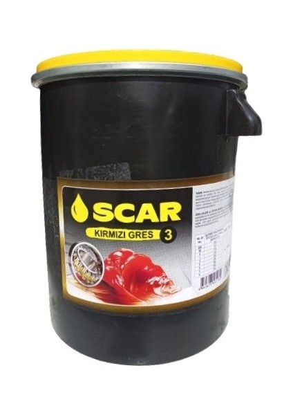 Çok Amaçlı Suya Dayanıklı Kırmızı Gres 14KG