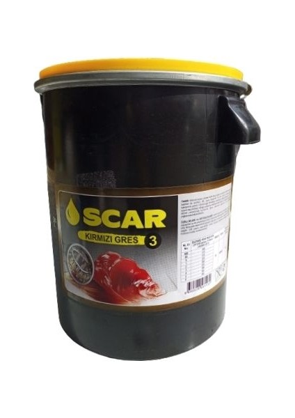 Çok Amaçlı Suya Dayanıklı Kırmızı Gres 14KG fiyatları