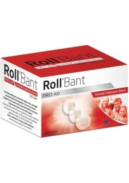 Bant First Aid Yuvarlak Enjeksiyon Bandı