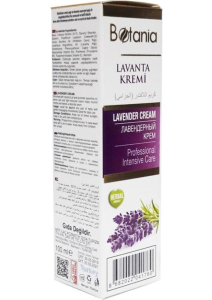 Lavanta Kremi 100 Ml.