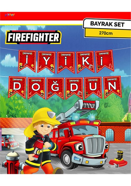 Firefighters Iyi Ki Doğdun Banner