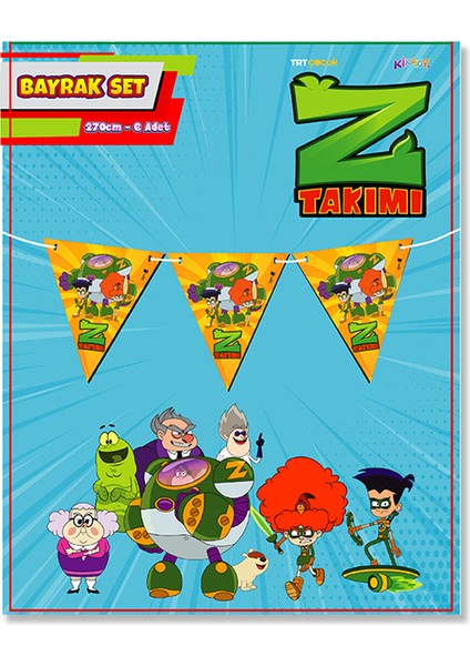 Z Takımı Üçgen Bayrak Set
