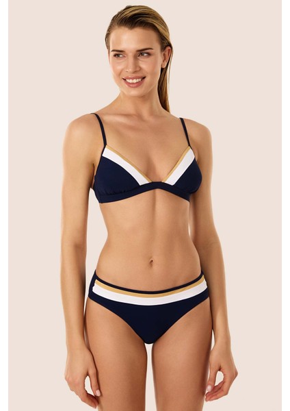 3419 Lacivert Bikini Takımı