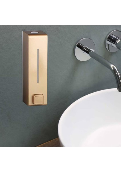 Manuel Sabun Dispenser Banyo Duvara Monte Konteyner Duş Sabun Altın (Yurt Dışından) fırsatları