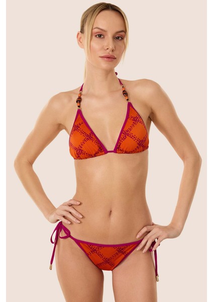 3522 Turuncu Bikini Takımı
