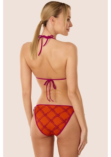 3522 Turuncu Bikini Takımı