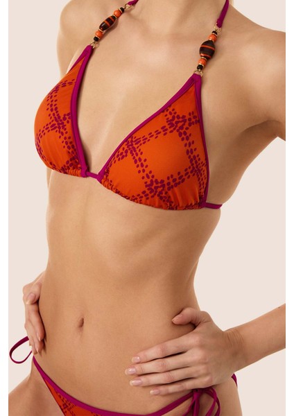 3522 Turuncu Bikini Takımı