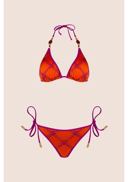 3522 Turuncu Bikini Takımı