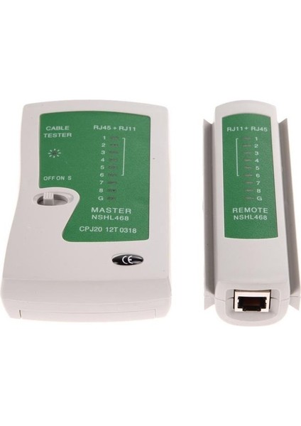 Network Tester RJ45/RJ11 Adsl Internet Kablo Test Cihazı Cat5/6