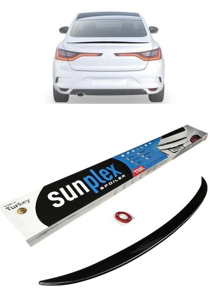 Bagaj Çıtası Piano Black Siyah Spoiler Arka Renault Megane 4 2016-2020 020-102