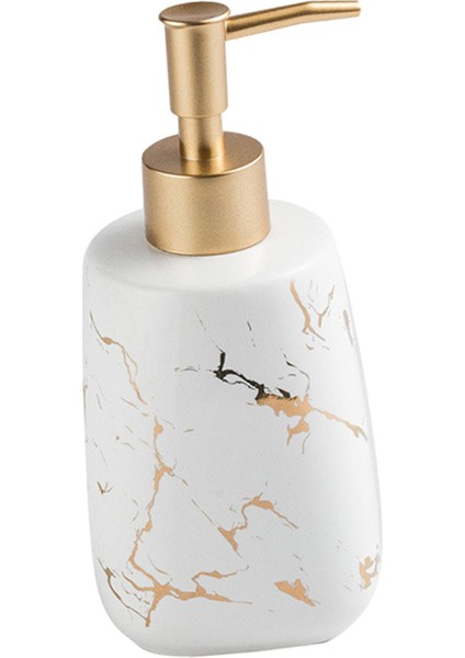 Yeniden Doldurulabilir Sabun Dağıtıcı 350ml Duş Jel Banyo Mutfak Pres Şişesi Beyaz-350ml 6.8cmx17.2cm (Yurt Dışından)