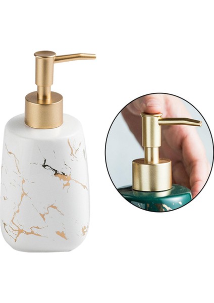 Yeniden Doldurulabilir Sabun Dağıtıcı 350ml Duş Jel Banyo Mutfak Pres Şişesi Beyaz-350ml 6.8cmx17.2cm (Yurt Dışından) modelleri
