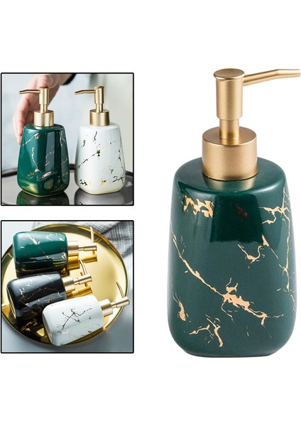Yeniden Doldurulabilir Sabun Dağıtıcı 350ml Duş Jel Banyo Mutfak Pres Şişesi Yeşıl-350ml 6.8cmx17.2cm (Yurt Dışından) indirimleri