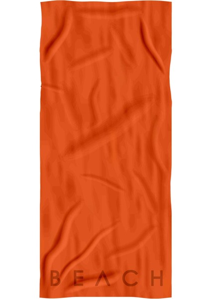 Mikrofiber Plaj Havlusu C12023-3 Oranj