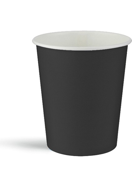 Karton Bardak Kikajoy 8li -Siyah-