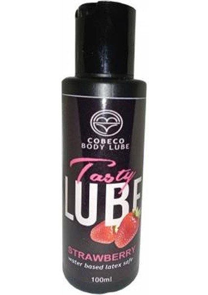 Cobeco Strawberry Tasty Lube 100ml Su Bazlı Çilek Aromalı Kayganlaştırıcı 1 Adet