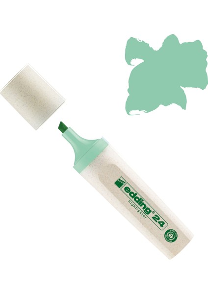 24 Ecoline Fosforlu Kalem Pastel Yeşil