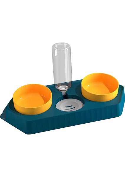 Dot Kaseler Içme Çeşme Pet Besleme Istasyonu Çıkarılabilir Kaymaz Evcil Hayvan Üç Mavi (Yurt Dışından) fırsatları