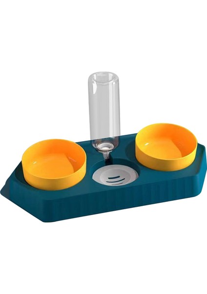 Dot Kaseler Içme Çeşme Pet Besleme Istasyonu Çıkarılabilir Kaymaz Evcil Hayvan Üç Mavi (Yurt Dışından) indirimleri