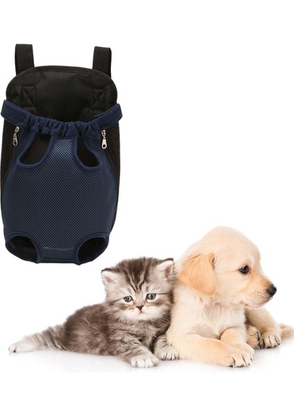 Pet Taşıyıcı Sırt Çantası Küçük Köpekler Için Geniş Omuz Kayışları Malta Motosiklet M Lacivert (Yurt Dışından) fırsatları