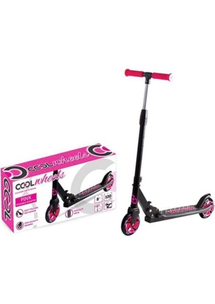 Cool Wheels 2 Tekerlekli Büyük Boy 8+ Yaş 100 kg Taşır Pembe